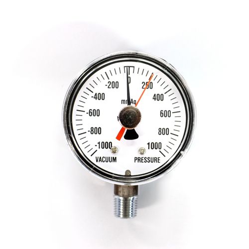 Manómetro de esfera - PG-63(-1K)-(+1K)mmAq-BL - Seasons Gauge Co., Ltd - roscado / de membrana / de proceso