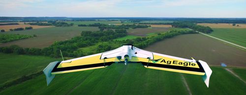 Dron de ala fija - RX60 - Ageagle - para toma de imágenes aéreas / para aplicaciones agrícolas / de fibra de carbono