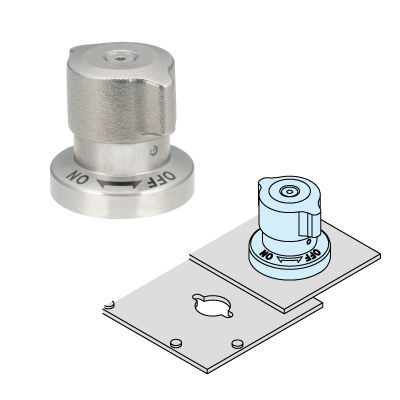 Fijación de 1/4 de vuelta de acero inoxidable - QCTHTA0430-SUS - Imao Corporation - para paneles / para caja / de leva
