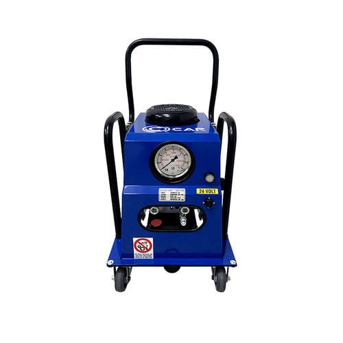 Grupo hidráulico con motor eléctrico - STP36 - CAP srl - para obra / sobre ruedas