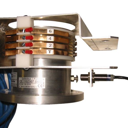 Anillo colector eléctrico - ATC PRODUCTION - de eje hueco / de varias vías