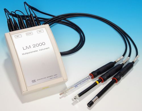 Aparato de medición multiparámetros - LM 2000 - Sensortechnik Meinsberg GmbH - temperatura / de concentración de oxígeno / de concentración iónica