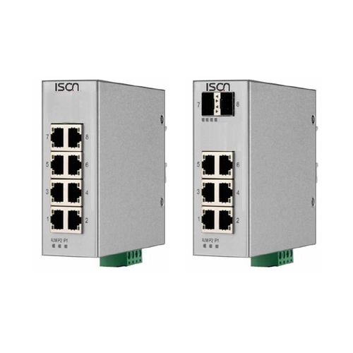 Conmutador Ethernet no administrable - IS-DG208  - ISON Technology Co., Ltd. - 8 puertos / de nivel 2 / en riel DIN