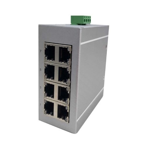 Conmutador Ethernet no administrable - IS-DF208  - ISON Technology Co., Ltd. - 8 puertos / de nivel 2 / en riel DIN