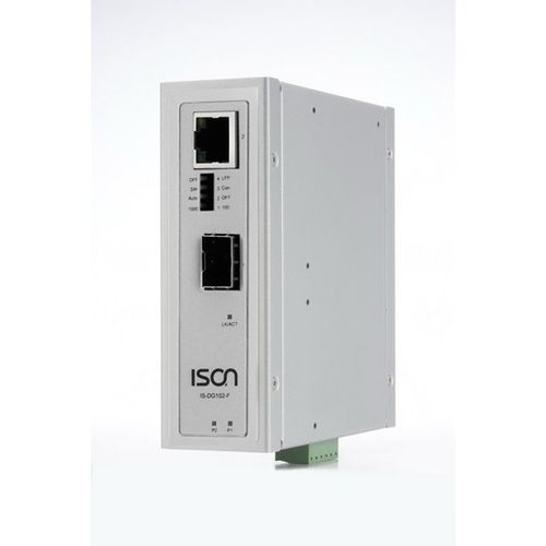 Convertidor de medios - IS-DG102-F - ISON Technology Co., Ltd. - Gigabit Ethernet / en riel DIN / industrial