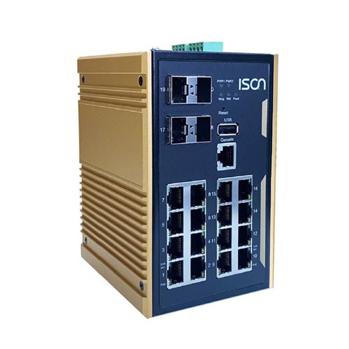 Conmutador Ethernet administrable - IS-DX620P  - ISON Technology Co., Ltd. - 20 puertos / de nivel 2 / gigabit