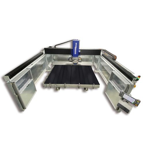 Cortadora de puente CNC - LDZ 2000 - burkhardt-hensel - 5 ejes / para piedra