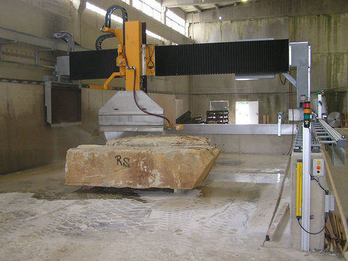 Sierra circular - TB 1600 - burkhardt-hensel - para piedra / automática