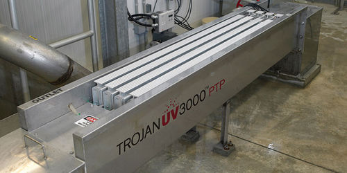 Microplanta para tratamiento de aguas residuales mecánica - TrojanUV3000PTP - Trojan Technologies Group ULC - continua