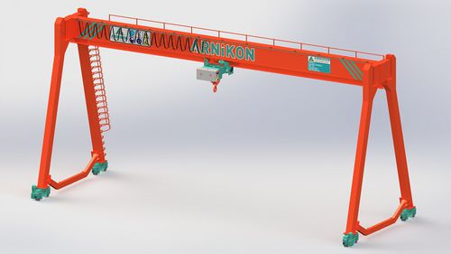 Pórtico en riel - ARNIKON crane - para almacén / monorriel