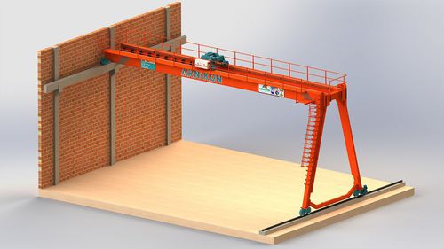 Semipórtico en riel - ARNIKON crane - de riel doble