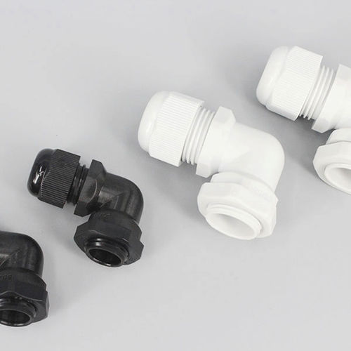 Prensaestopas de nailon - DEMOELE / Wenzhou Duanmeng Electric Co.,Ltd - resistente al agua / acodado / roscado