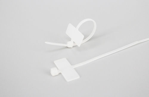 Sujetacables de plástico - DM-100MKT	 - DEMOELE / Wenzhou Duanmeng Electric Co.,Ltd - de nailon / con porta-etiquetas