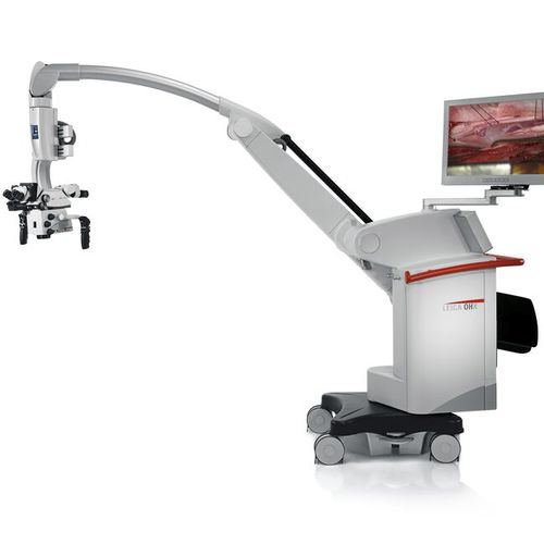 Microscopio médico - M530 OHX - Leica Microsystems GmbH - de pie