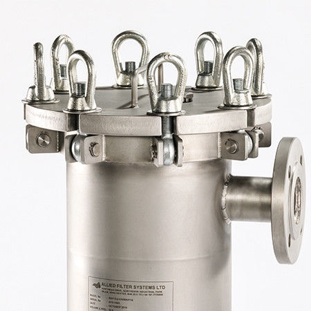 Cárter de filtro de un solo cartucho - RBF series  - Allied Filter Systems Ltd - para líquido / de acero inoxidable