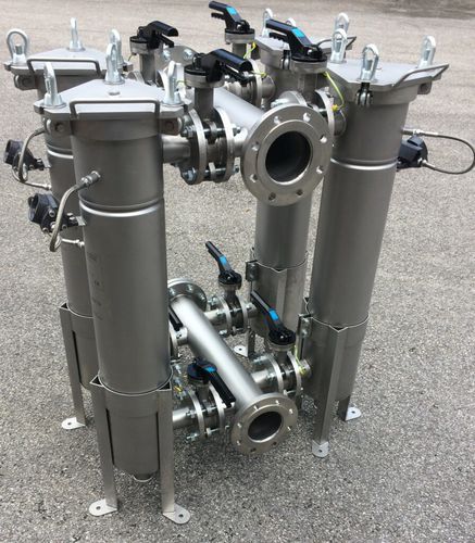 Sistema de filtración de gravedad - Allied Filter Systems Ltd - para líquido / modular / de acero inoxidable