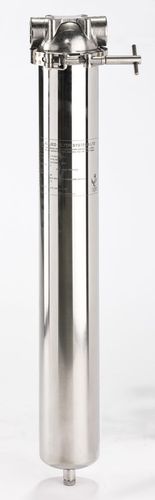 Cárter de filtro de un solo cartucho - LV1 - Allied Filter Systems Ltd - para líquido / para gas / de acero inoxidable