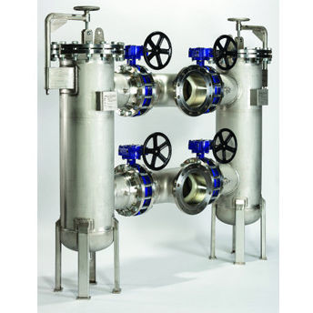 Filtro simple - Allied Filter Systems Ltd - de líquido / con cesta / a presión