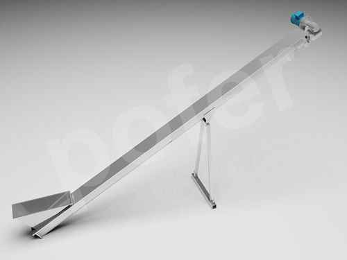Transportador de tornillo sin eje - POFER SRL - horizontal / inclinado / de desechos