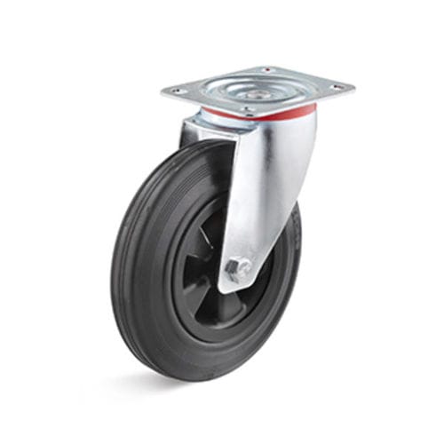 Ruedecilla giratoria - VGK_R1 series - KARWEG GmbH & Co. KG - con platino giratorio / de bajo ruido / con freno