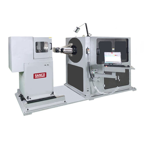 Máquina curvadora totalmente eléctrica - WB-8CNC-7A-3D-T - SANCO GROUP CO., LIMITED - de cables / con 3 rodillos motores / CNC