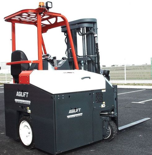 Carretilla elevadora eléctrica - AGILIFT 3000 E - AMLIFT - con operador sentado / uso exterior / compacta
