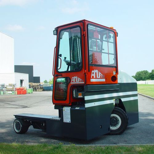 Carretilla elevadora lateral eléctrica - COMBI C3500EN-14 - AMLIFT - multidireccional / con ruedas superelásticas