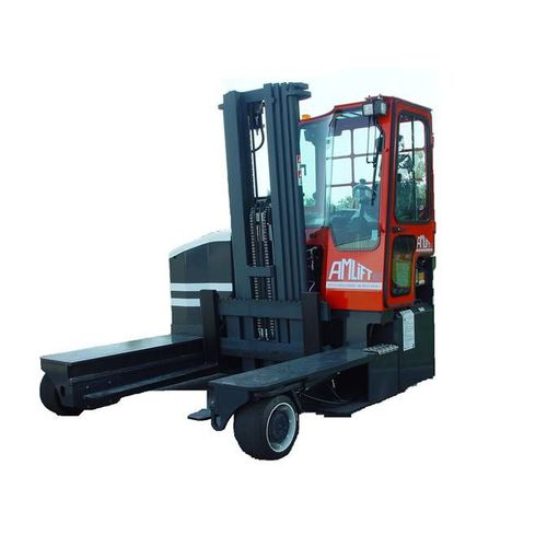 Carretilla elevadora lateral eléctrica - COMBI C4500EN-12 - AMLIFT - para pasillos estrechos / multidireccional / con ruedas superelásticas