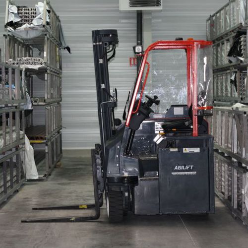 Carretilla elevadora de GLP - AGILIFT 2500 Diesel - AMLIFT - diésel / con operador sentado / compacta