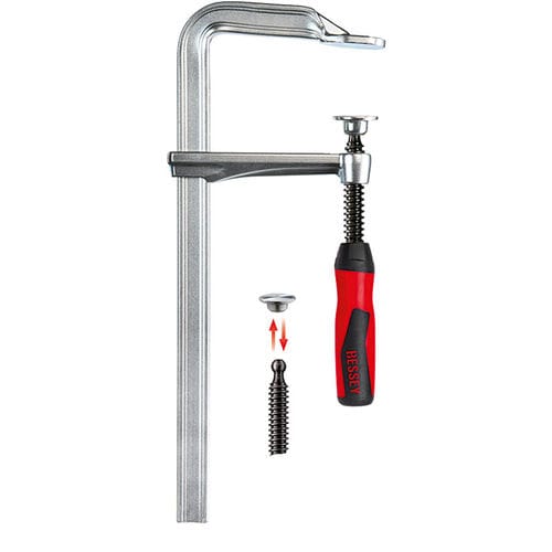 Sargento de tornillo - GZ-2K series - BESSEY Tool GmbH & Co. KG - de acero