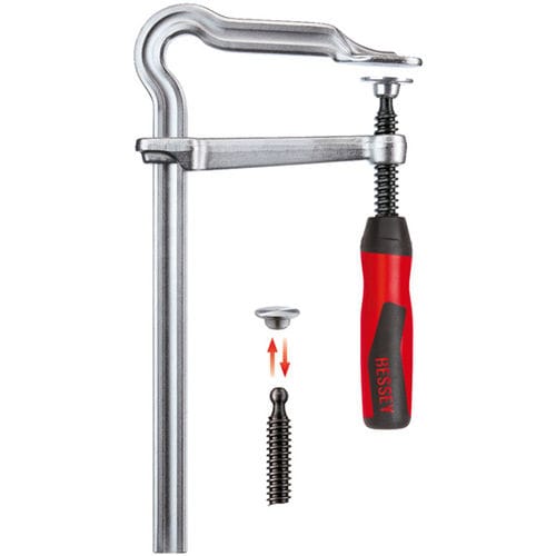 Sargento de tornillo - GMZ-2K - BESSEY Tool GmbH & Co. KG - de acero