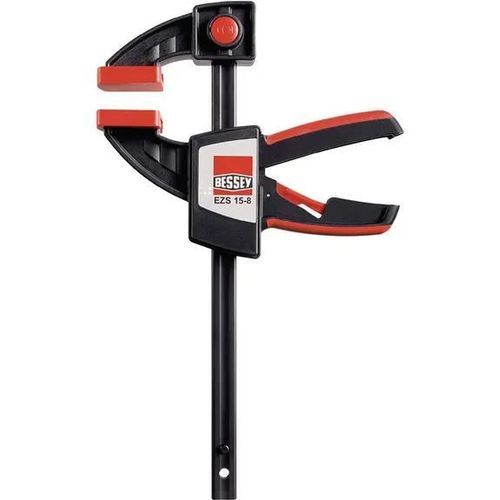 Sargento de una mano - EZS15-8 - BESSEY Tool GmbH & Co. KG - reglable / antideslizante / manual