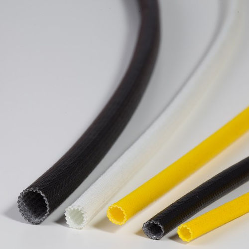 Funda de protección térmica - GUAINA VETRO-ACRILICO - T.V.S. 19.66 - FABBRICA ISOLANTI ELETTRICI BALCONI - trenzada / para cables / para tuberías
