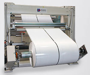 Cortadora rebobinadora compacta - RS-R - Bäumer GmbH converting machines - de 1 eje / para uso polivalente / para papel