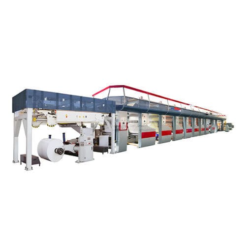 Prensa flexográfica con tambor central - Shaanxi Beiren Printing Machinery Co.,Ltd - de 8 colores / de film de plástico / para papel