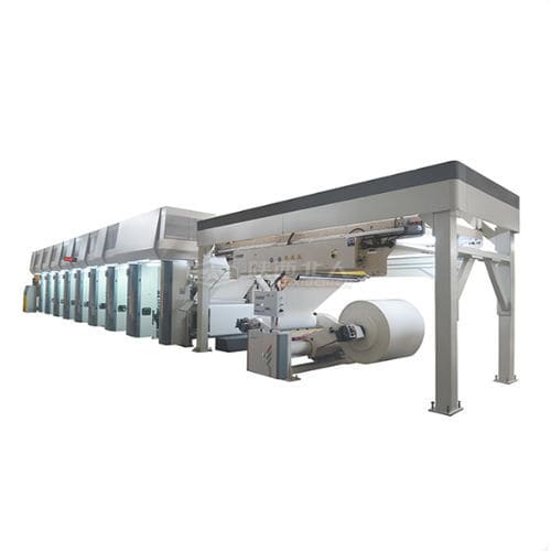 Prensa flexográfica en línea - Shaanxi Beiren Printing Machinery Co.,Ltd - de 8 colores / de film de plástico / para papel