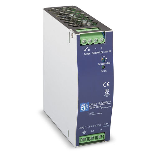 Transformador de alimentación eléctrica - DR-SPS-B-120W24V - EREA Transformers - para la industria / monofásico / de baja tensión