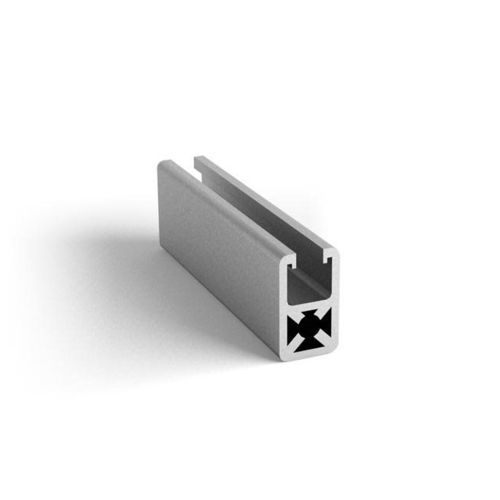 Perfil de aleación - 101832L - Alutec Group srl - de aluminio / en U / ranurado