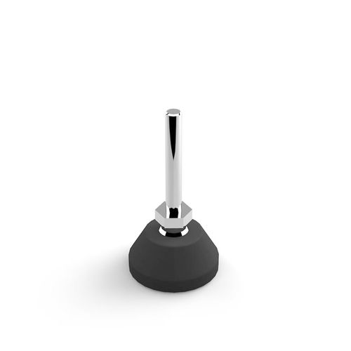 Pie antivibración - 4040 series - Alutec Group srl - de máquina / de caucho / articulado