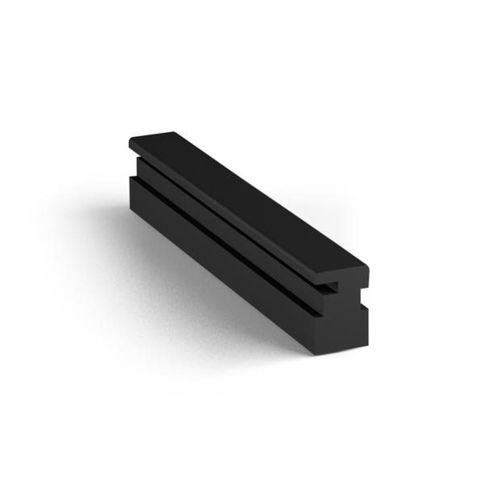 Perfil negro de goma - 904512 - Alutec Group srl - rectangular / para la industria / funcional