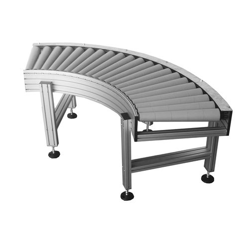 Transportador de rodillos - Alutec Group srl - horizontal / curvo / de manipulación