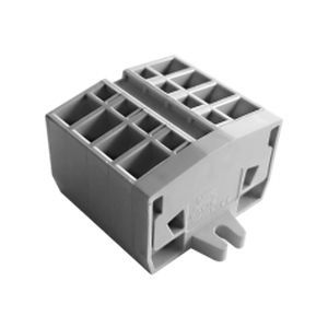 Bloque de conexión en riel-DIN - GWSN2.5 - Cixi Wanjie Electronic Co., Ltd. - para conexión con muelle / IEC