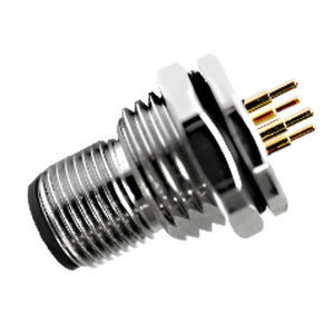 Conector circular - M12 series - Cixi Wanjie Electronic Co., Ltd. - de datos / de alimentación eléctrica / PCB