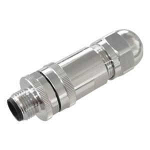 Conector circular - M12 series - Cixi Wanjie Electronic Co., Ltd. - de datos / de alimentación eléctrica / recto
