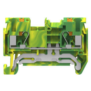Bloque de conexión en riel-DIN - GUV2.5-102-PE - Cixi Wanjie Electronic Co., Ltd. - push-in / de puesta a tierra / IEC