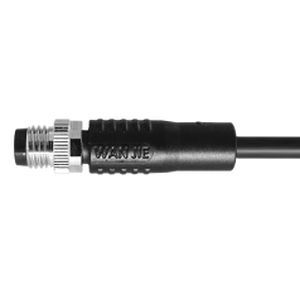 Conector circular - M08-A0 series - Cixi Wanjie Electronic Co., Ltd. - de datos / moldeado sobre pieza modelo / recto