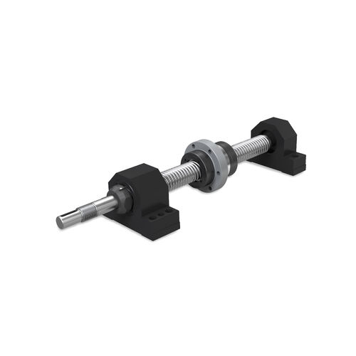 Soporte cojinete para tornillo de bolas - FLBU 16 - EWELLIX - lubricación con grasa / de alta eficacia / con rodamiento de bolas de contacto oblicuo