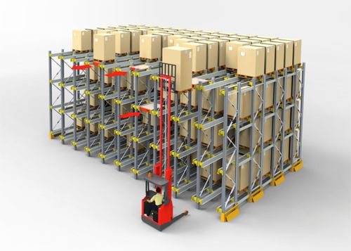 Sistema de estanterías para depósito de almacenamiento - ARMAURIC-LUX-SA - para cajas / automatizado