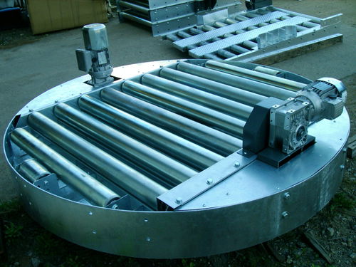 Mesa giratoria accionada por motor - TTP 1012 - ARMAURIC-LUX-SA - horizontal / para transportador