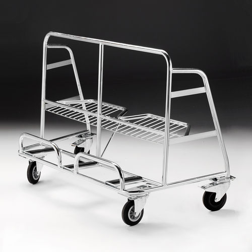 Carro de transporte - Creaciones Marsanz S.A - de metal / portapaneles / para hojas de materiales